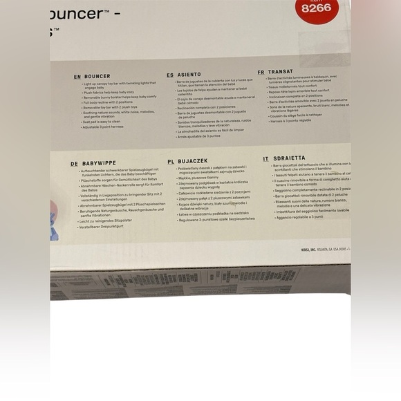 InLighten by ingenuity Bouncer - Twinkle Tails, Gray for baby - Picture 4 of 8